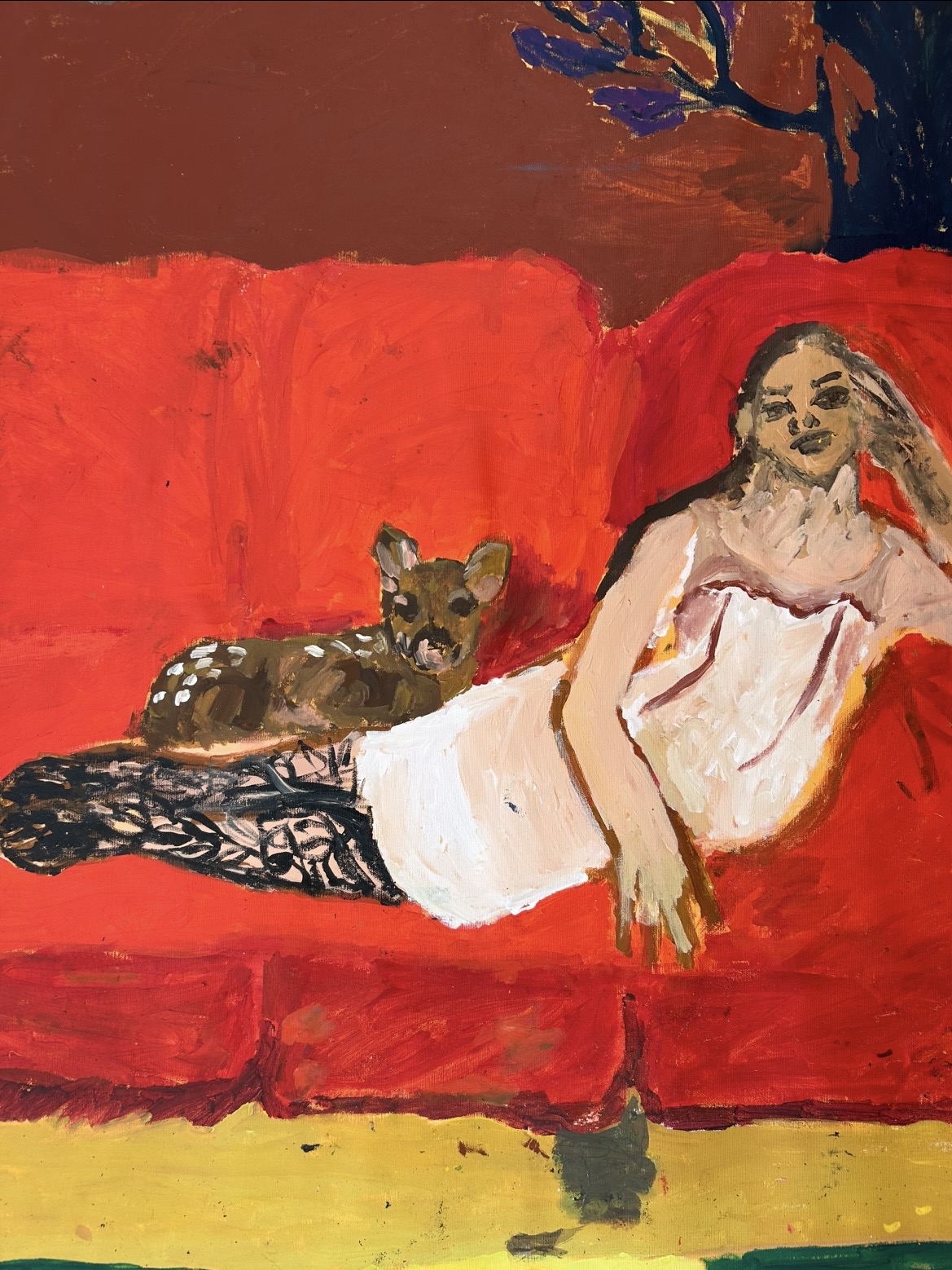 Bestimmt, Acrylic on canvas, 92 × 169 cm – detail