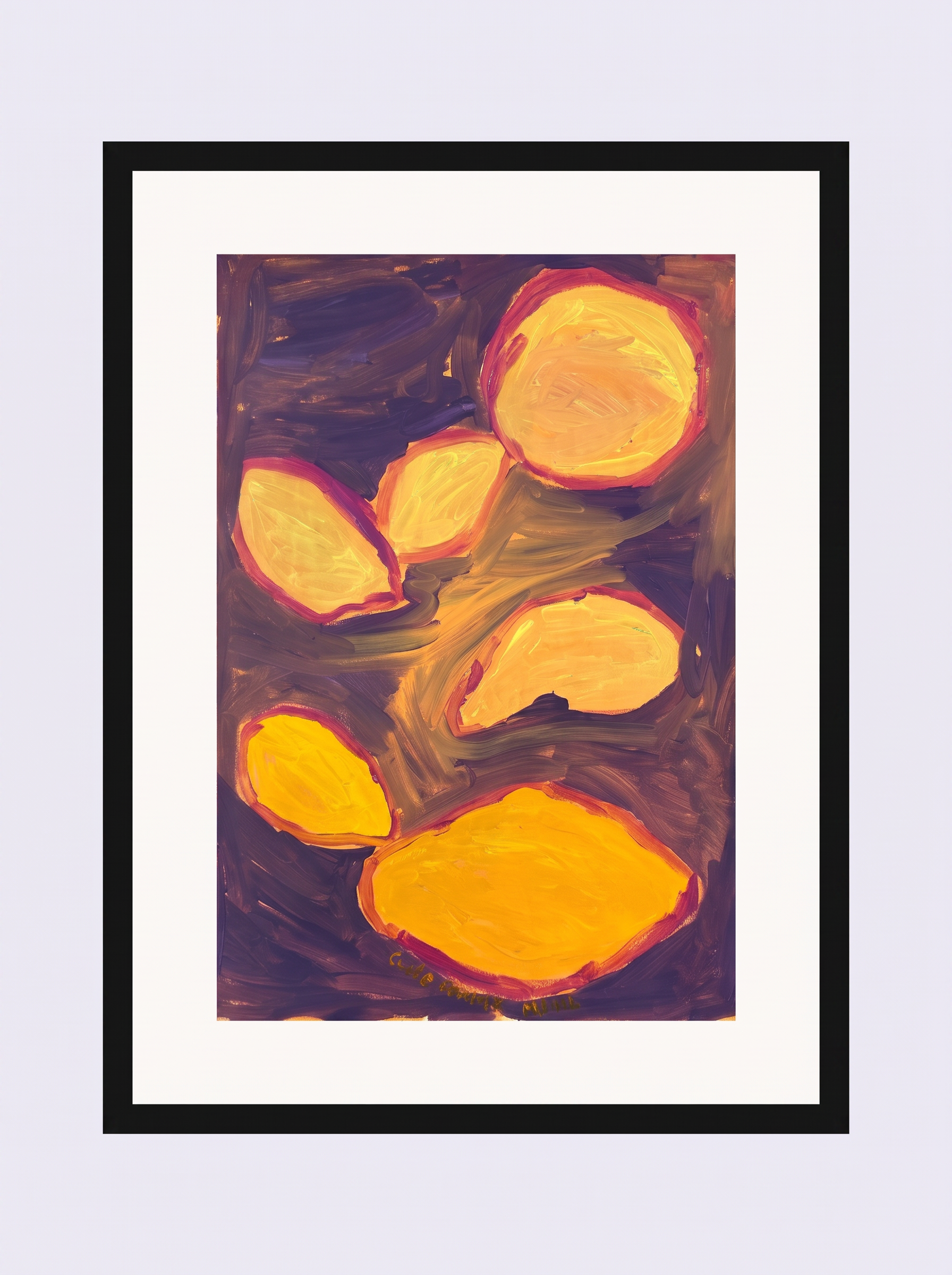 Untitled, Acrylic on paper, 50 × 70 cm