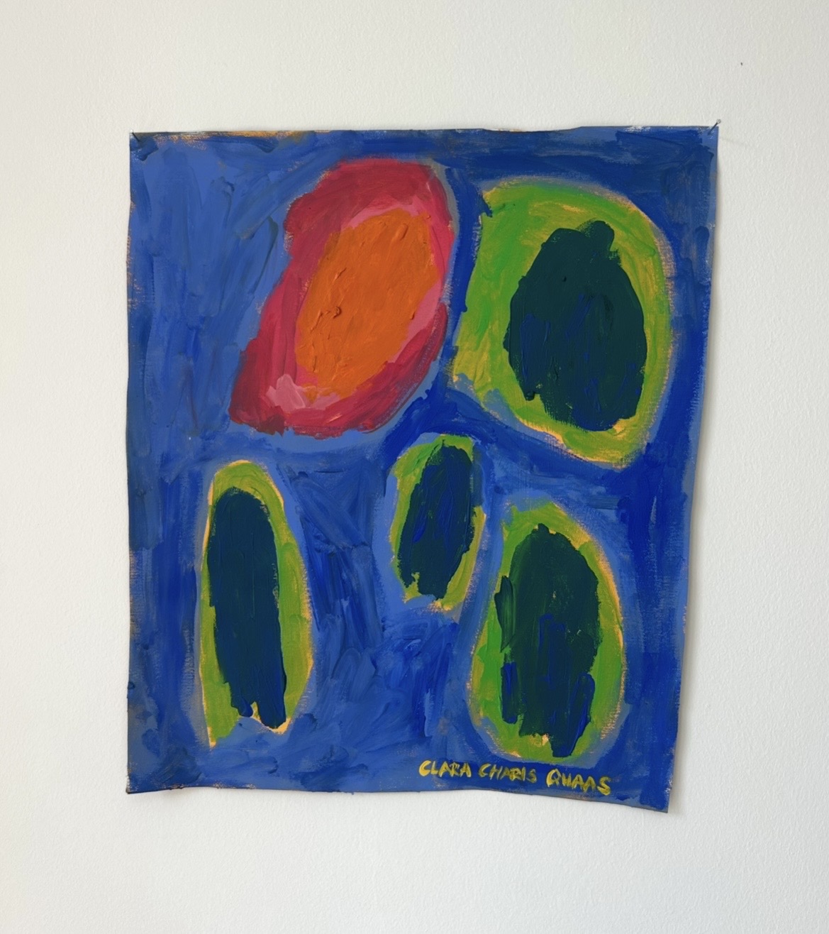 Orgasm, Acrylic on canvas, 42 × 49 cm