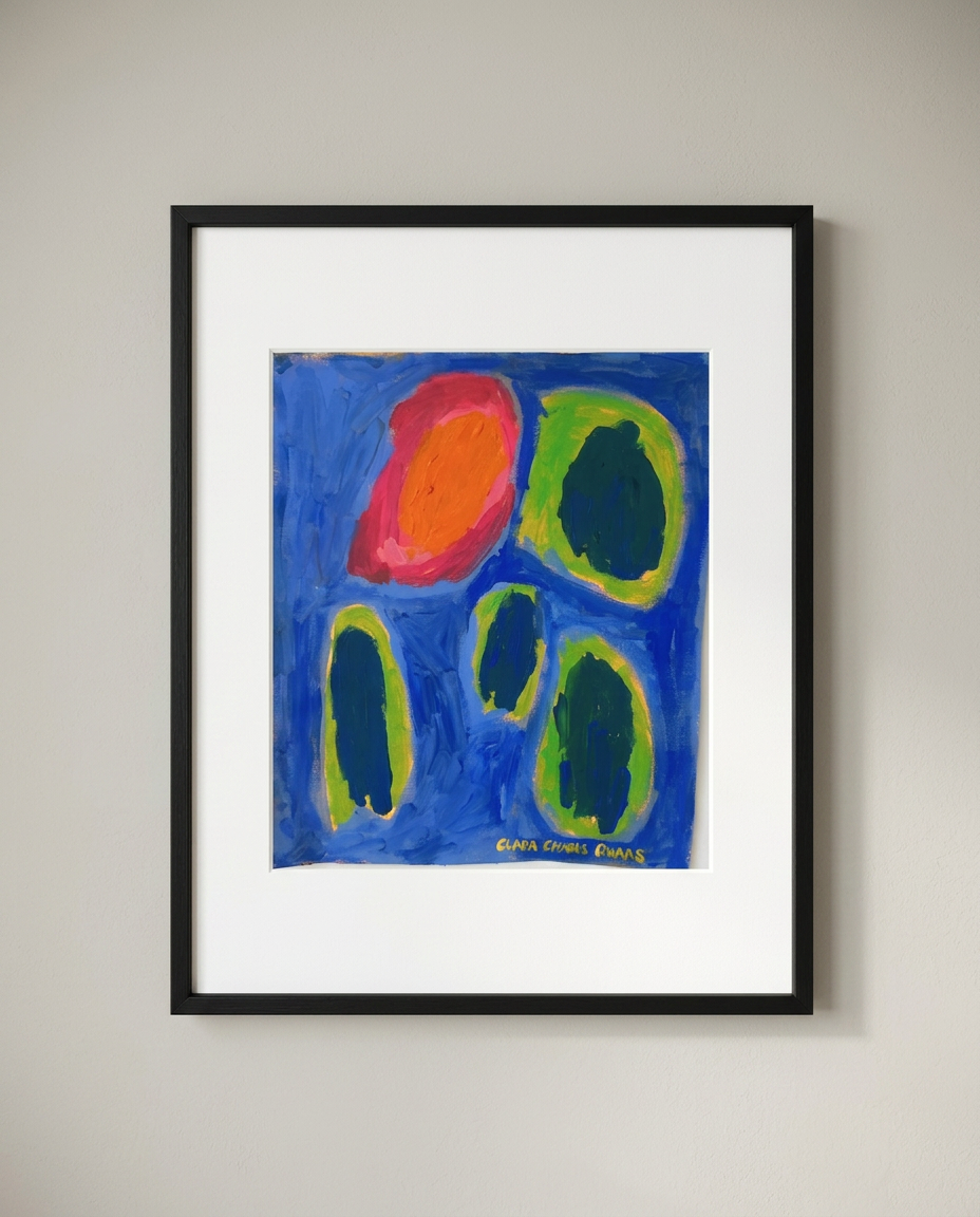 Orgasm, Acrylic on canvas, 42 × 49 cm