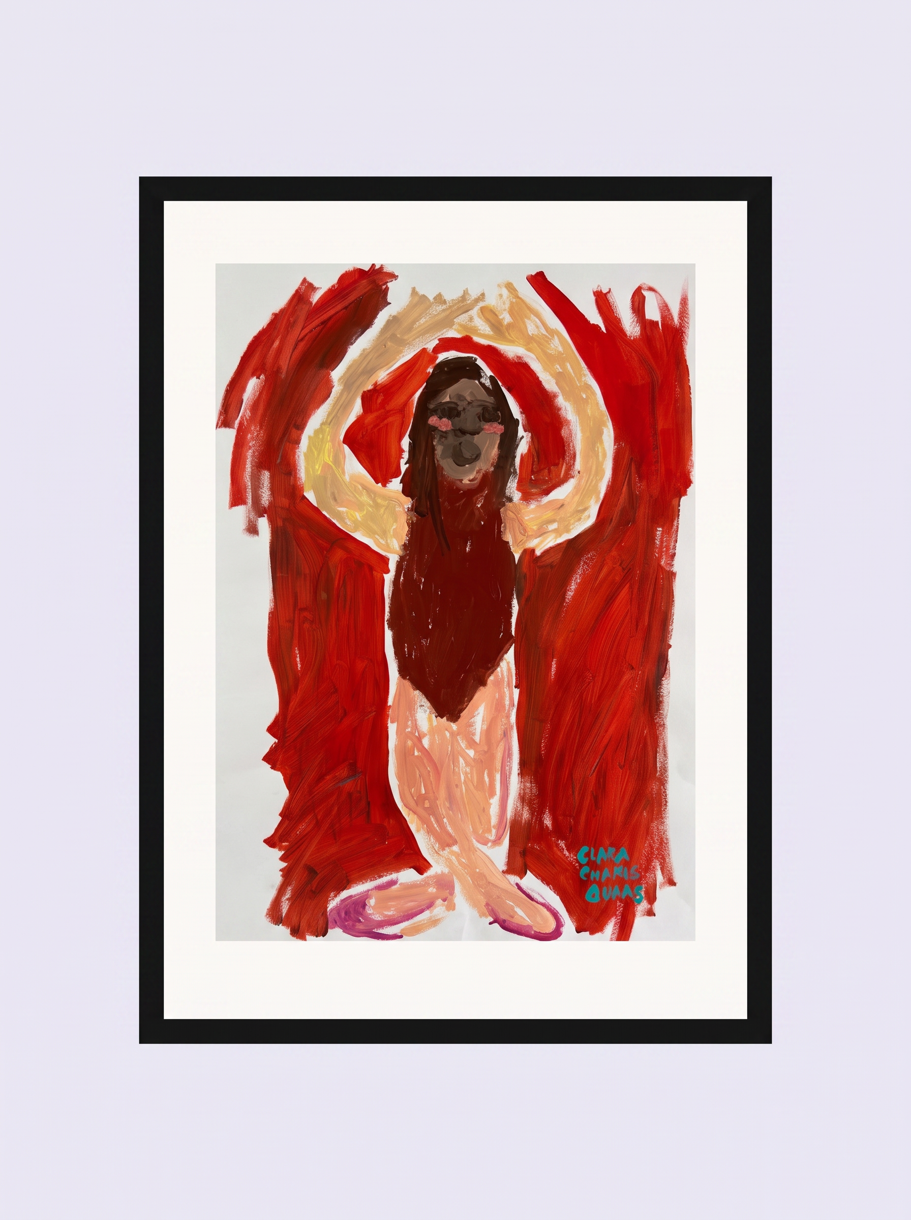 Untitled, Acrylic on paper, 50 × 70 cm